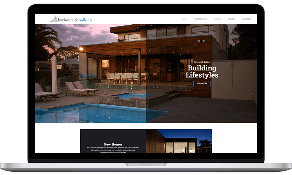 Harbourside Builders site laptop (1)